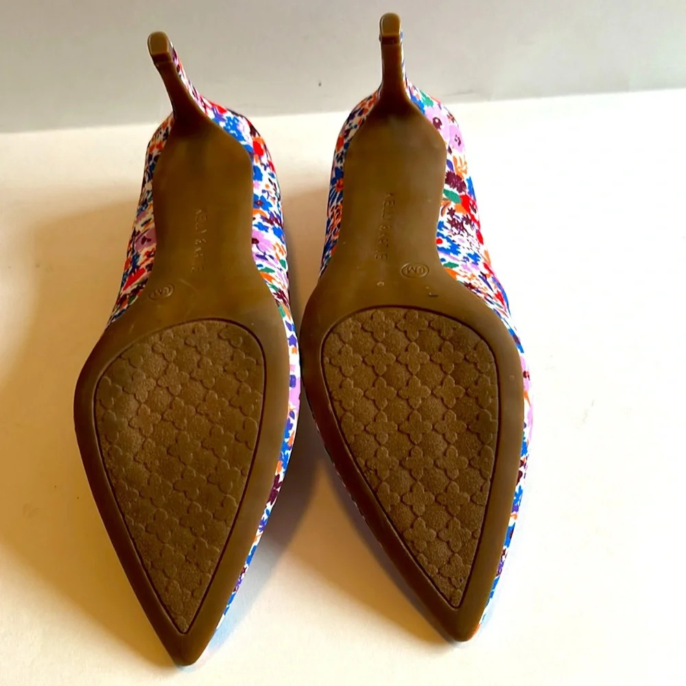 Kelly & Katie multicolored floral heels, size 6 - Picture 5 of 5